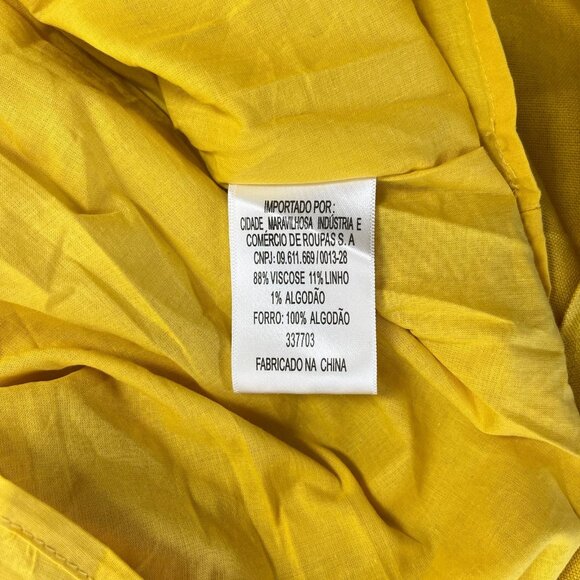 FARM Rio Yellow Maxi Dress - Picture 10 of 14